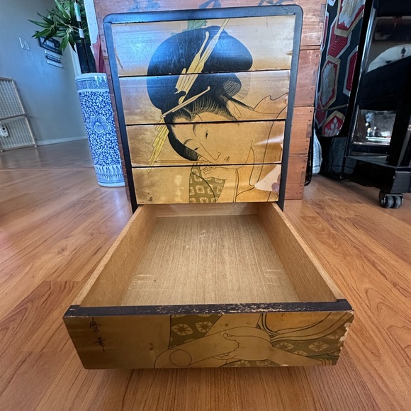 Japanese Antique Medicine Storage Box - Picture 10 of 11